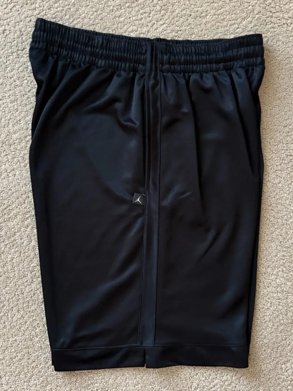 Nike Air Jordan Shimmer Basketball Shorts 2020 Medium Black On Black AJ1122 011